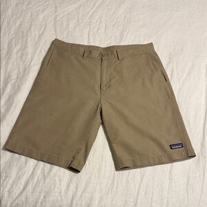 Patagonia Men's Khaki Flat-Front Shorts